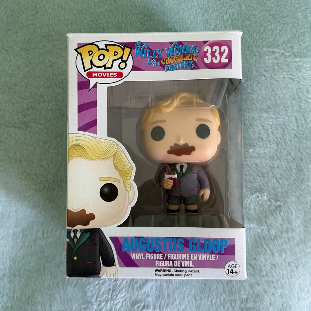 Funko Pop Willy Wonka Figure with Purple Suit